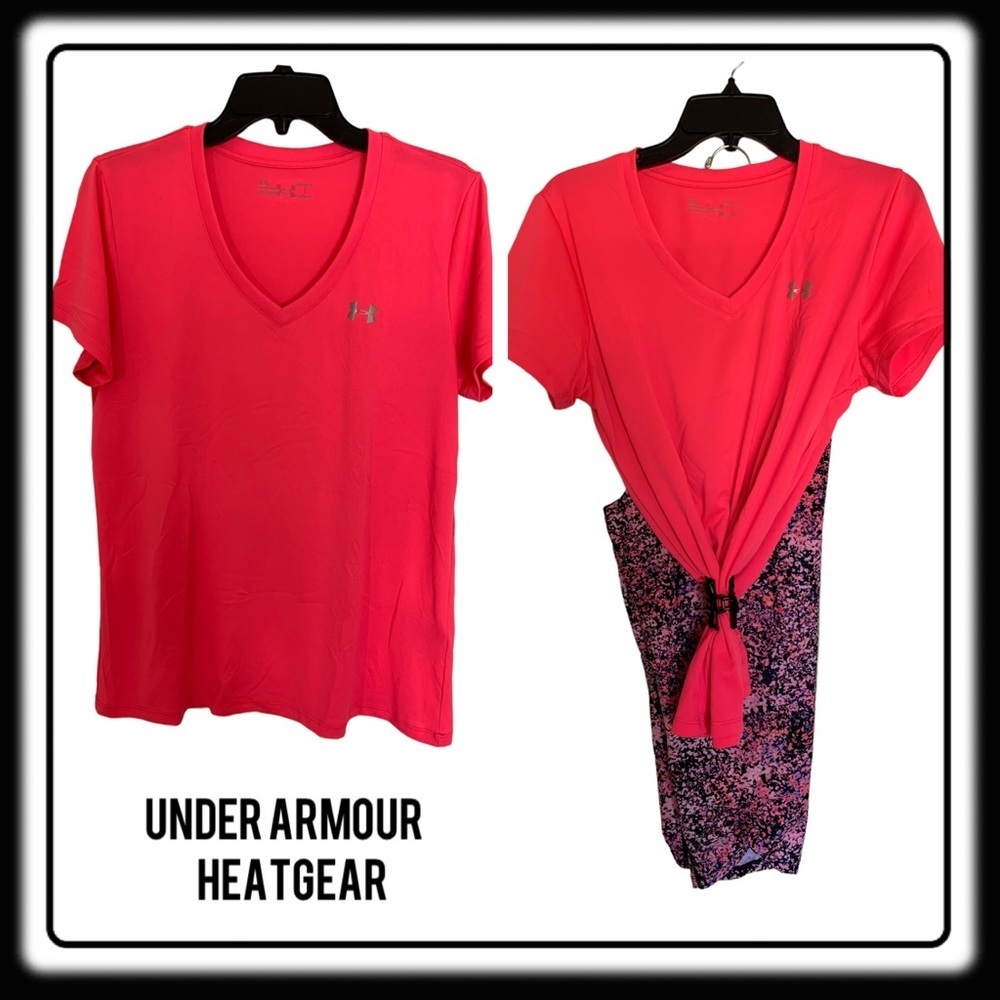 Under Armour HeatGear Hot Pink “Salmon” size L